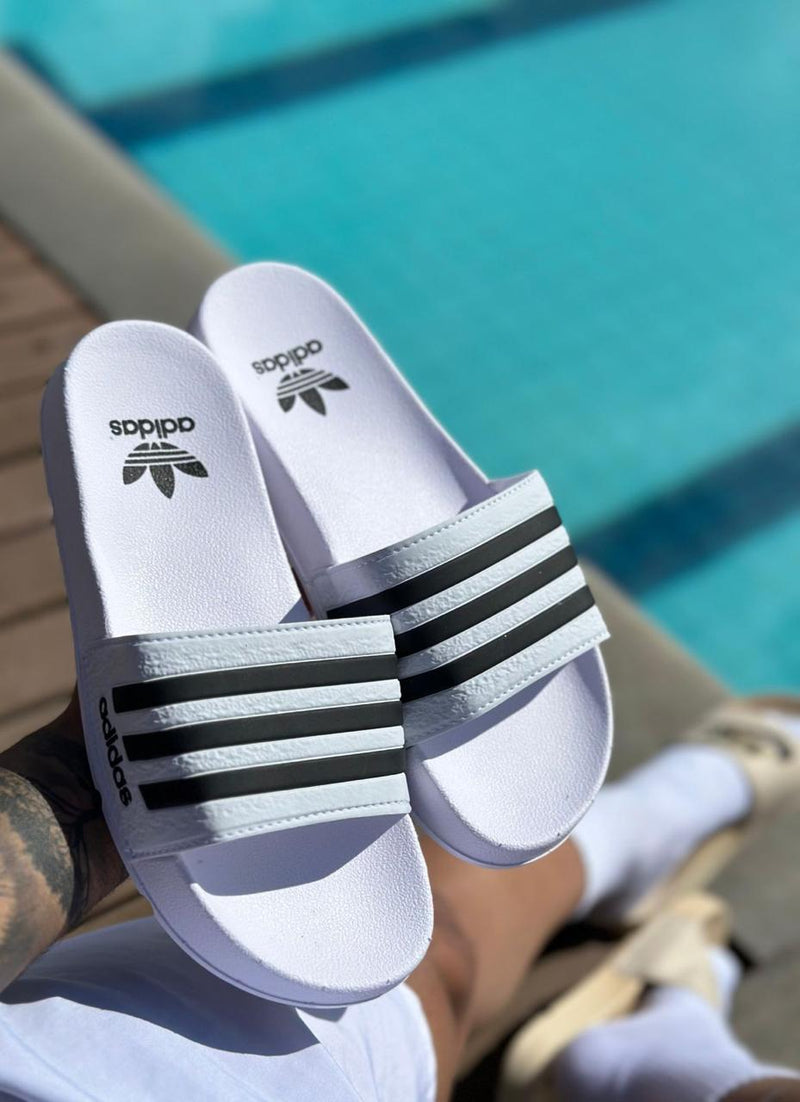 SANDÁLIA SLIDE ADIDAS WHITE