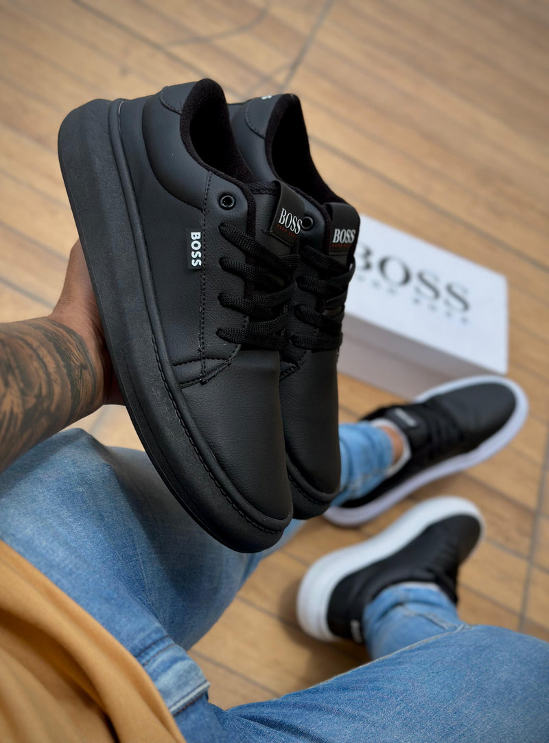 TÊNIS HUGO BOSS PLATAFORMA PRETO