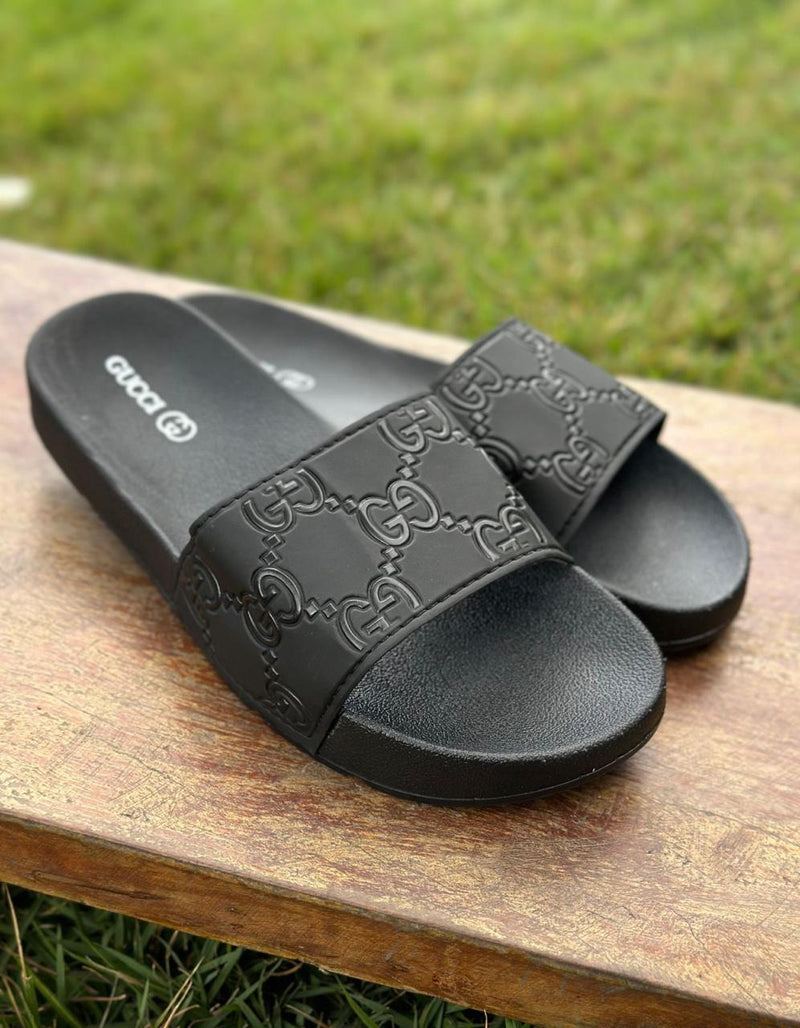 SANDÁLIA SLIDE GUCCI BLACK