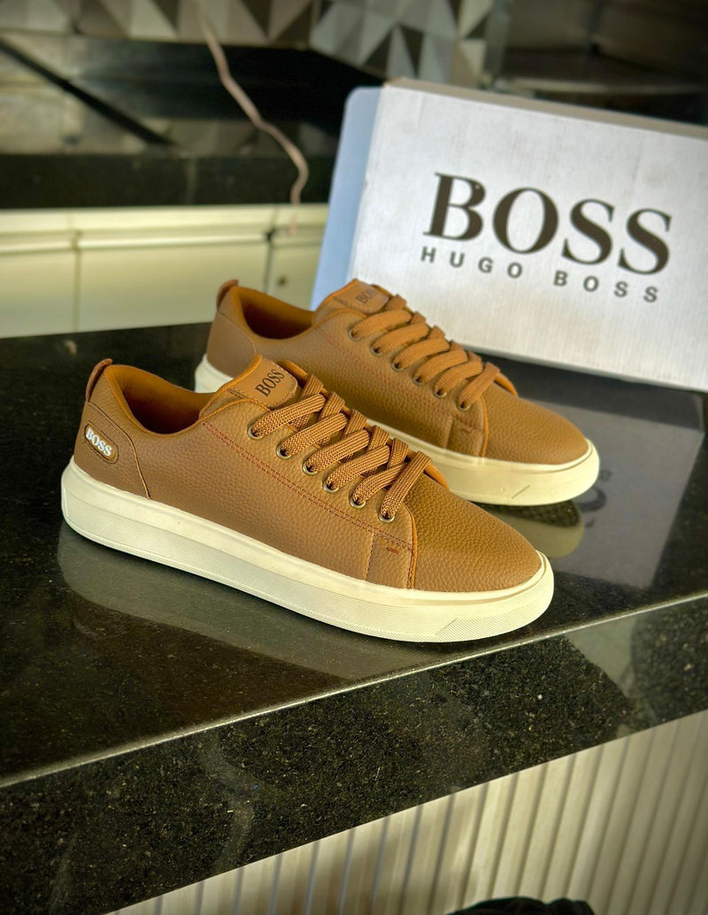 TÊNIS HUGO BOSS MARROM