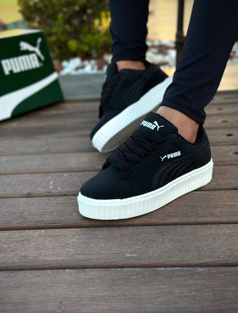 TÊNIS PUMA SUEDE PLATAFORMA BLACK