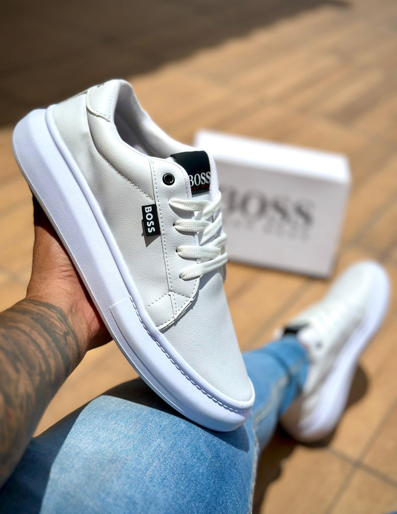 TÊNIS HUGO BOSS PLATAFORMA BRANCO