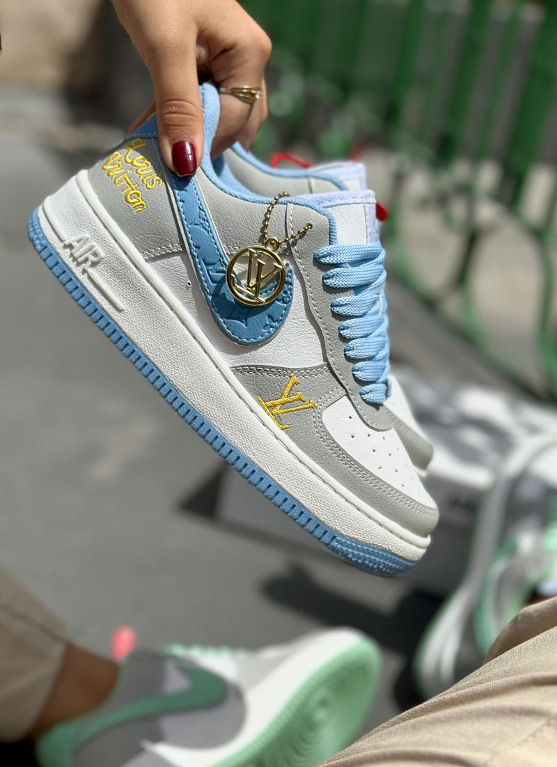 TÊNIS NIKE AIR FORCE LOUIS VUITTON AZUL